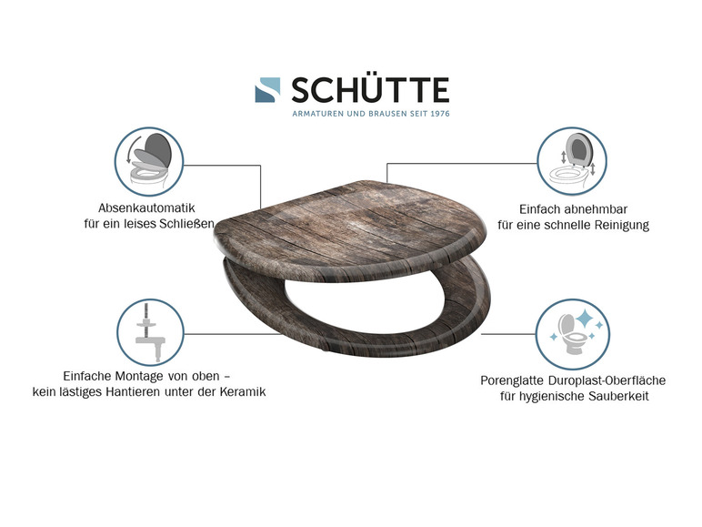 Prejsť na zobrazenie na celú obrazovku: Schütte WC sedadlo z duroplastu – obrázok 29