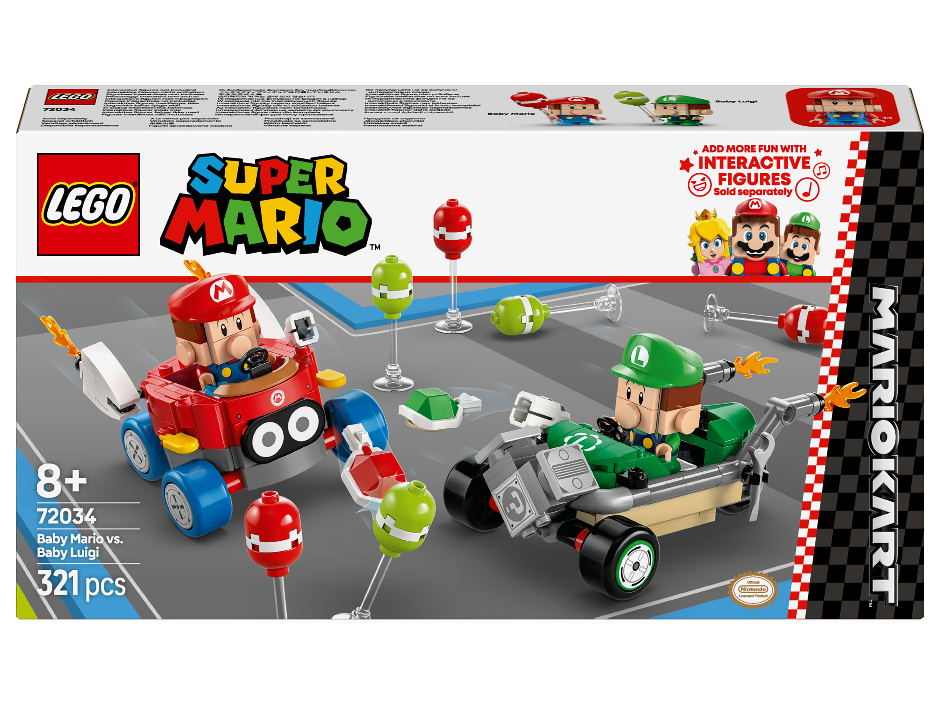 LEGO Super Mario 72034 Mario Kart™ – Baby Mario vs. Baby Luigi