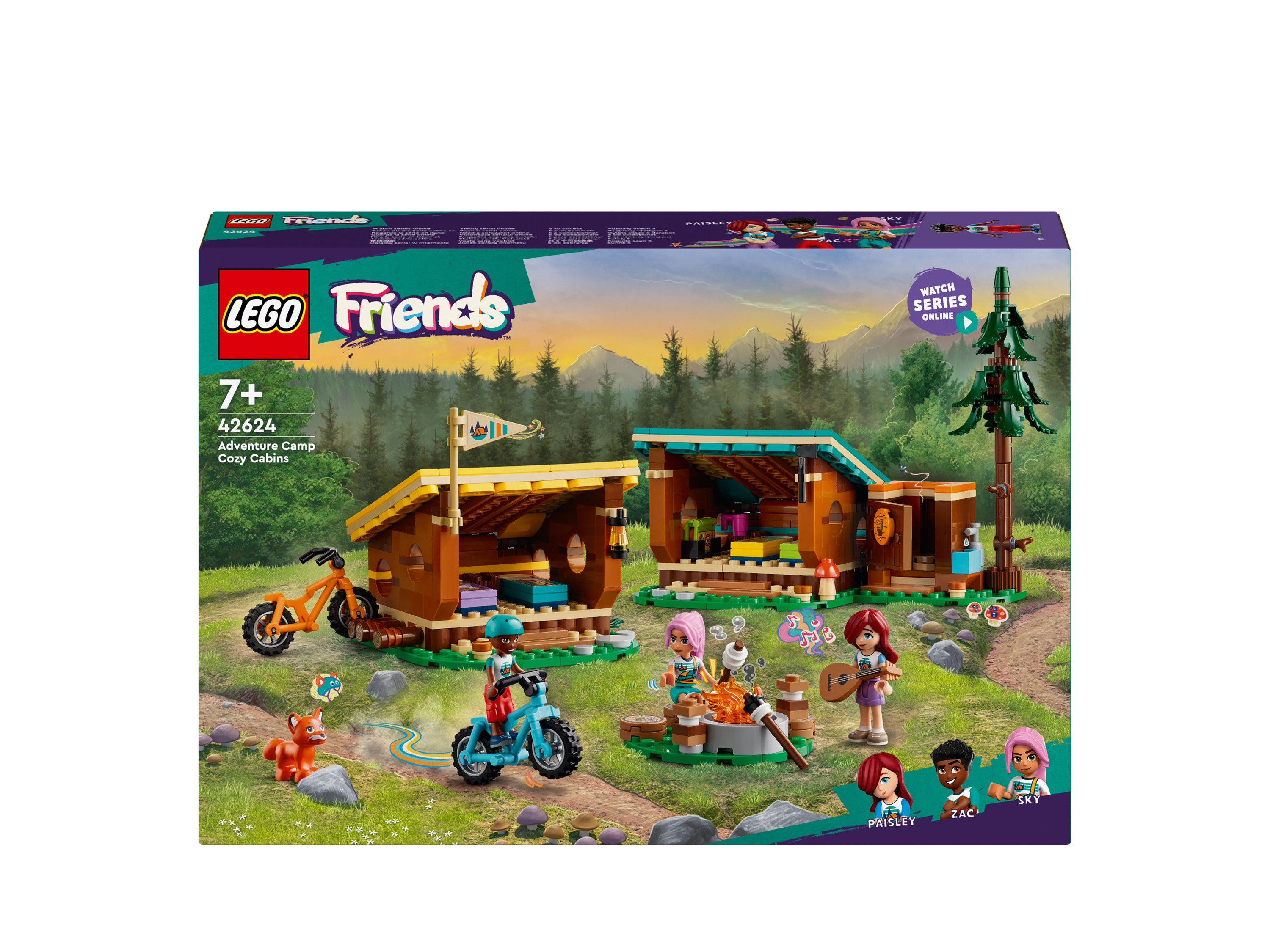 LEGO Friends 42624 Útulné chatky na dobrodružnom tábore