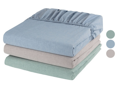 LIVARNO home Napínacia plachta Chambray, 140 – 160 x 200 cm