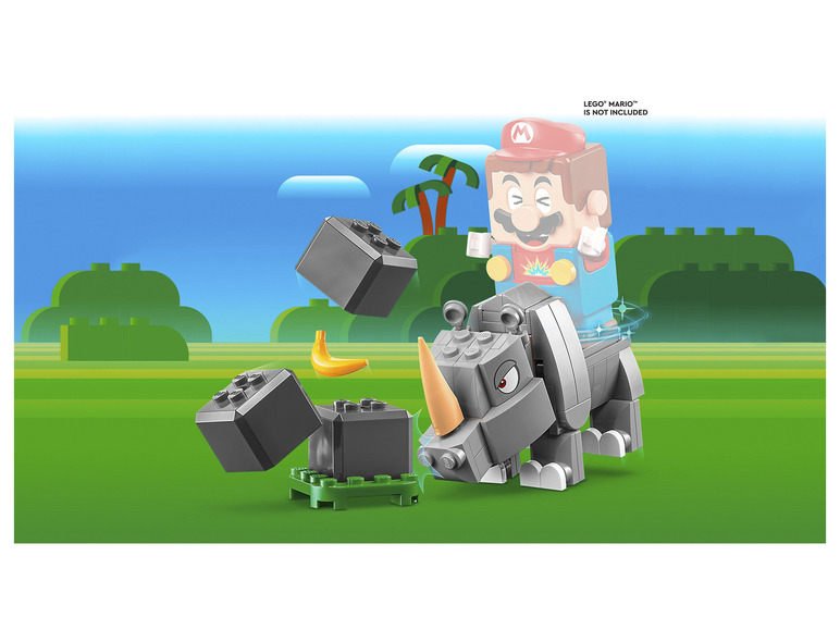Prejsť na zobrazenie na celú obrazovku: LEGO Super Mario™ 71420 Nosorožec Rambi – rozširujúci set – obrázok 4