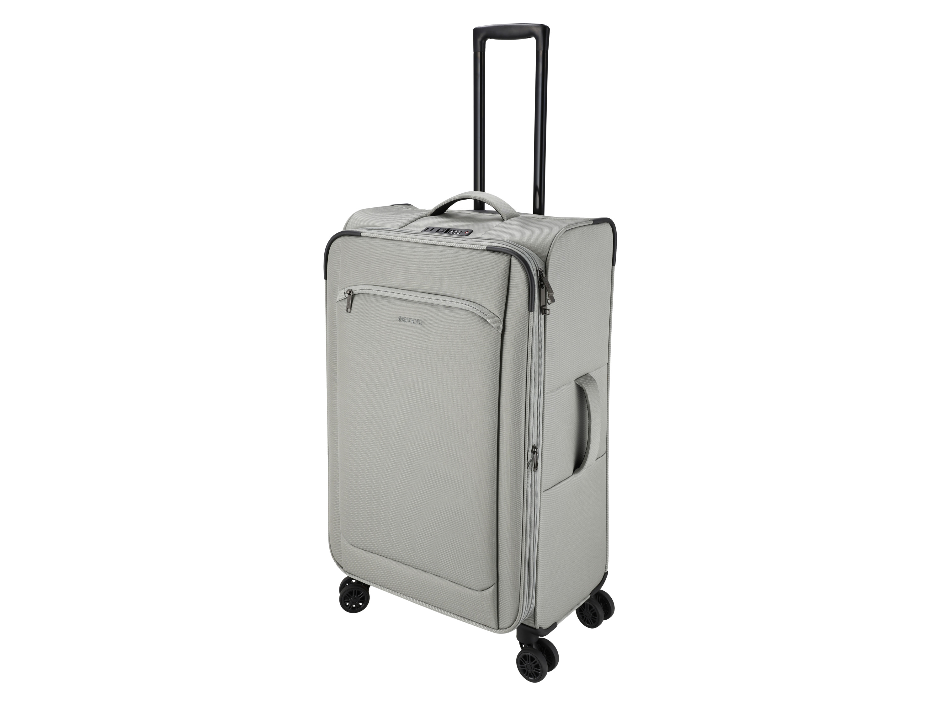 esmara® Cestovný kufor, 62/69 l, sivý