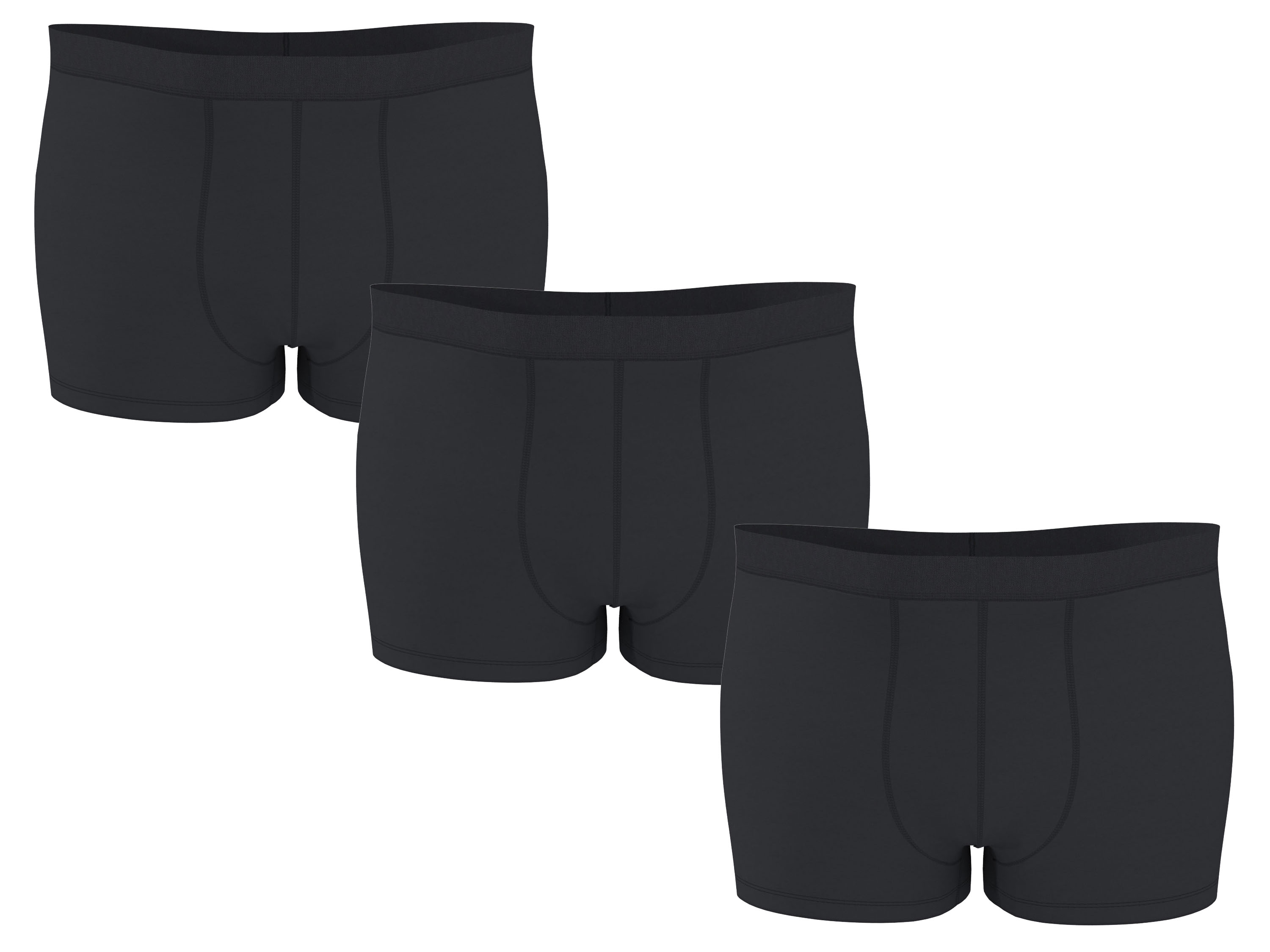ESMARA MEN Pánske boxerky XXL, 3 kusy (čierna, 8/XXL)