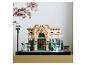 Stavebnica Lego Café Fleur s vonkajším sedením a pouličnou lampou.
