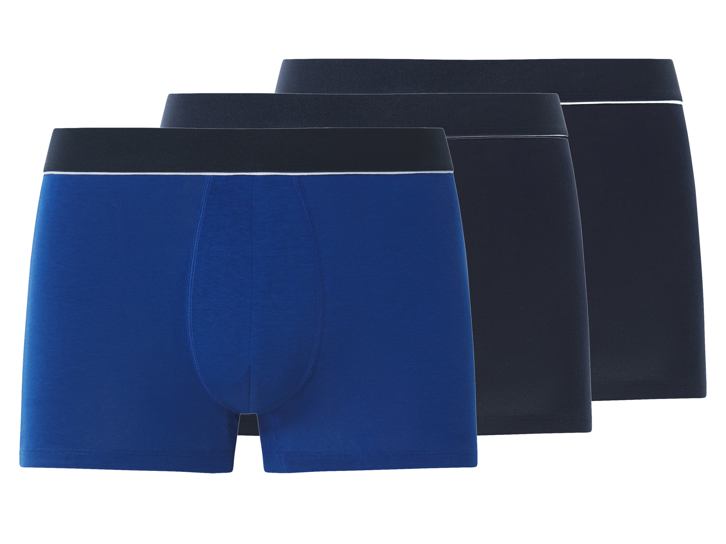 esmara Men Pánske boxerky, 3 kusy (navy modrá/modrá, 7/XL)
