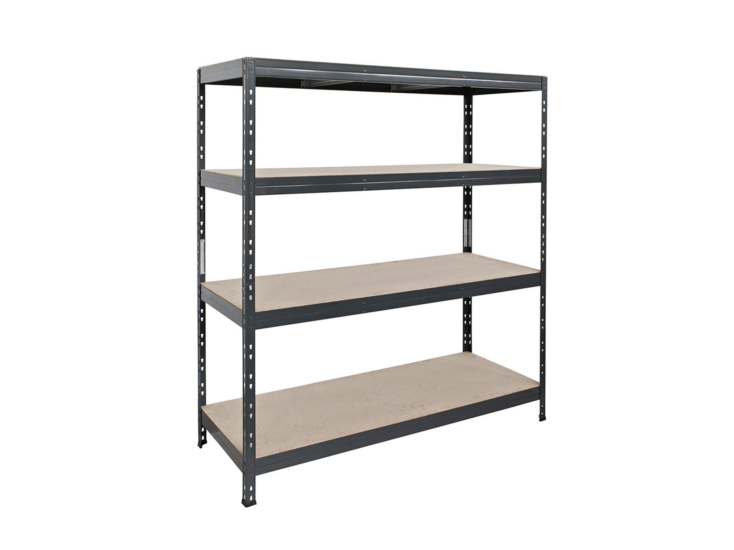 AR SHELVING Vysokozáťažový regál RIVET (180x150x60 cm, antracitovosivá)