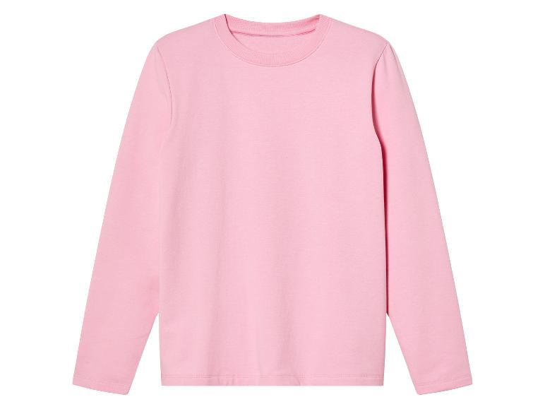 Ružový longsleeve s dlhým rukávom.