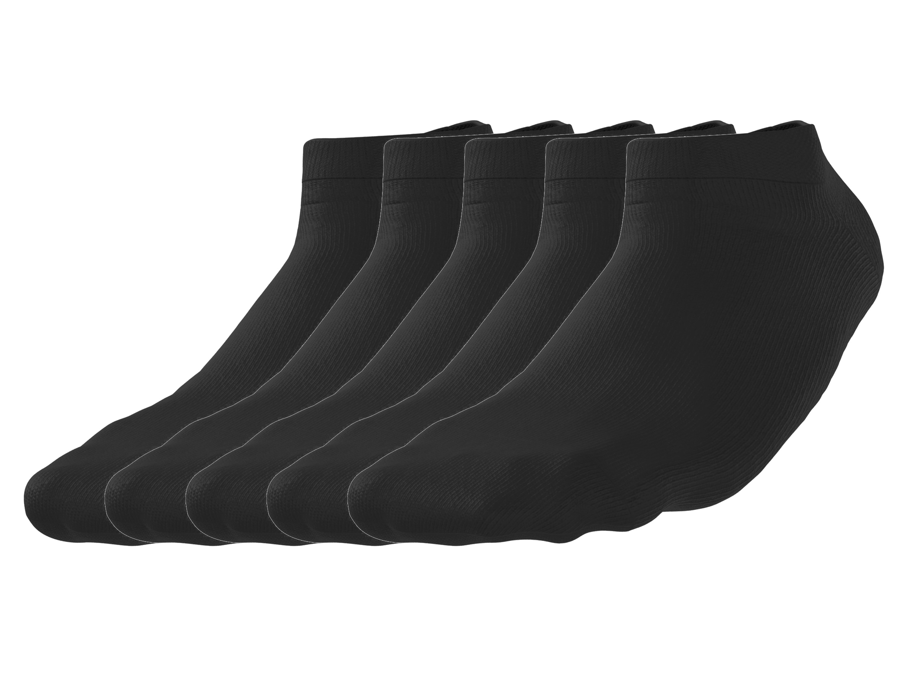 E-shop esmara Men Pánske členkové termoponožky, 5 párov (čierna, 39/42)