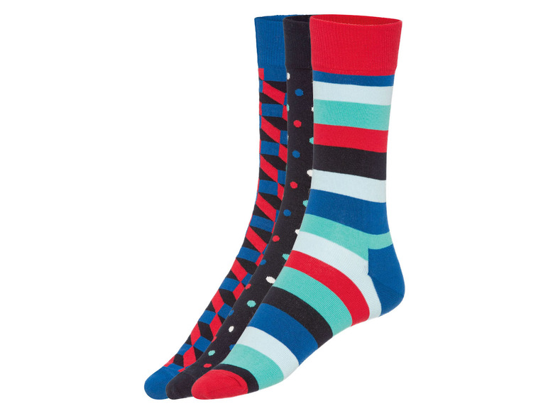 Prejsť na zobrazenie na celú obrazovku: Happy Socks Farebné ponožky v darčekovom balení, 3 páry – obrázok 1