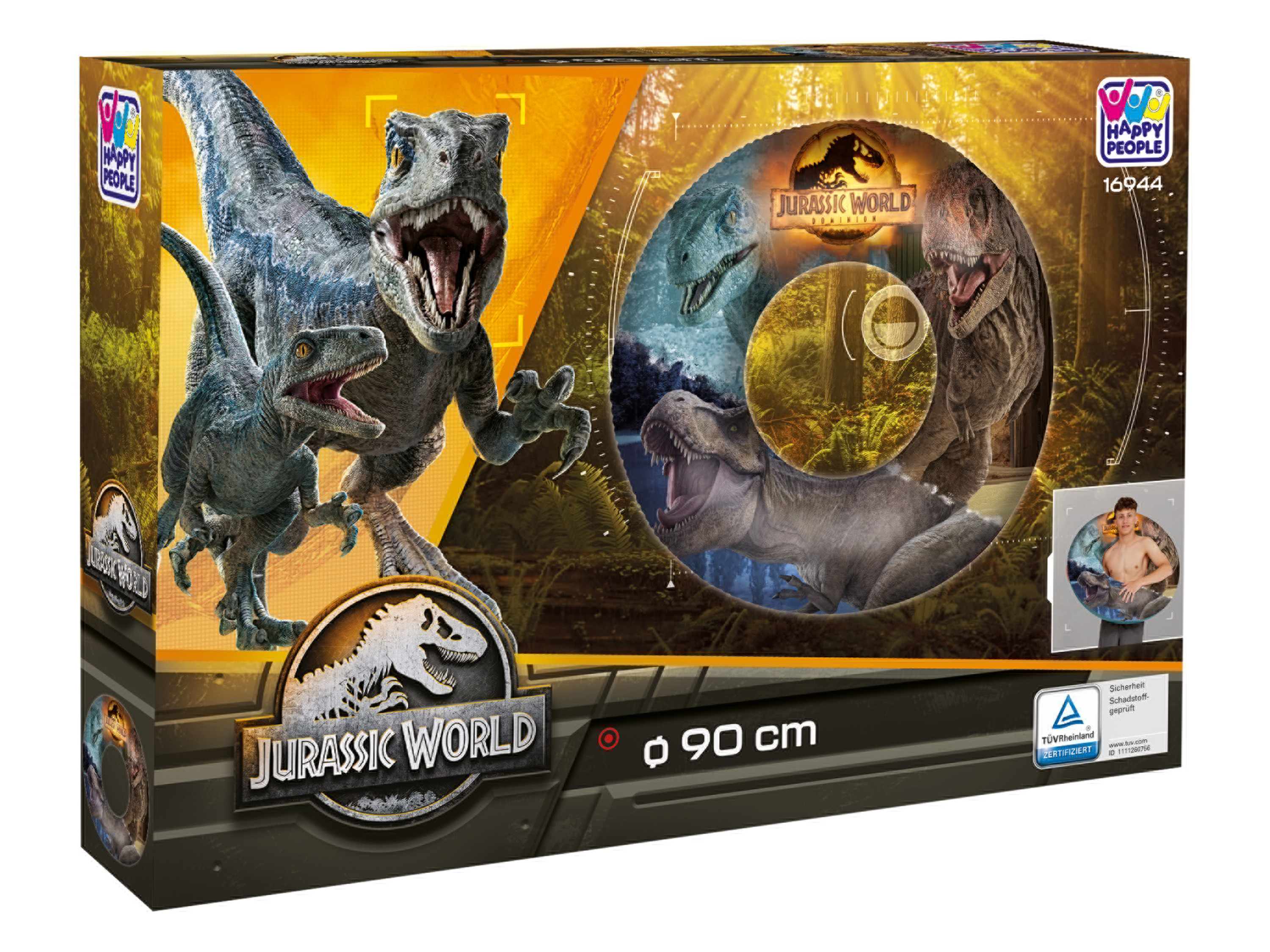 Jurassic World Nafukovacie koleso, Ø 90 cm