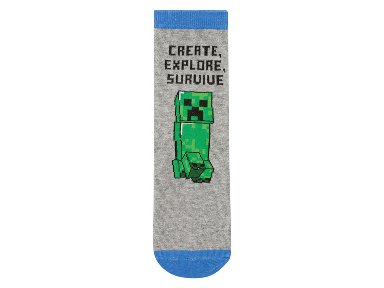 Prejsť na zobrazenie na celú obrazovku: Minecraft Chlapčenské ponožky, 3 páry – obrázok 6