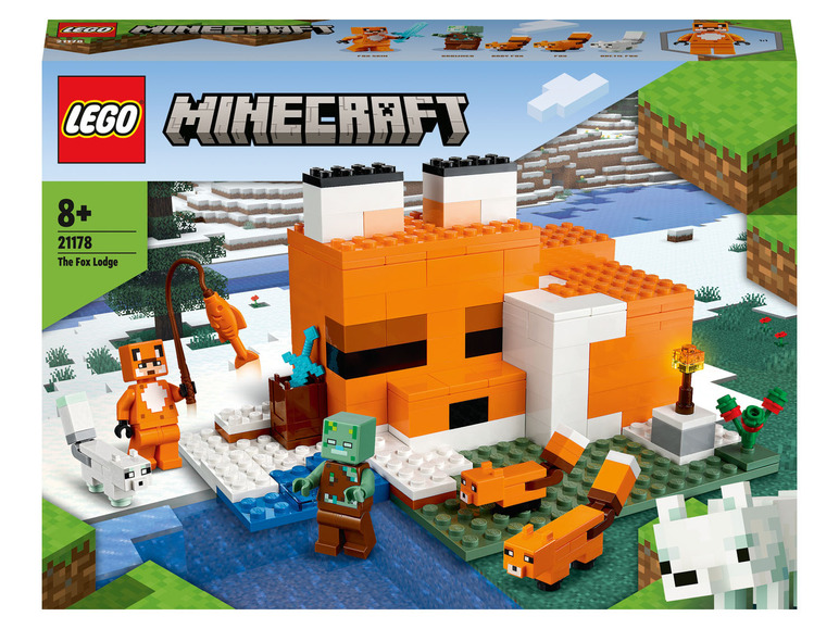Prejsť na zobrazenie na celú obrazovku: Lego Minecraft 21165 Včelia farma/21171 Konská stajňa/21178 Líščí domček/21179 Hubový domček – obrázok 9