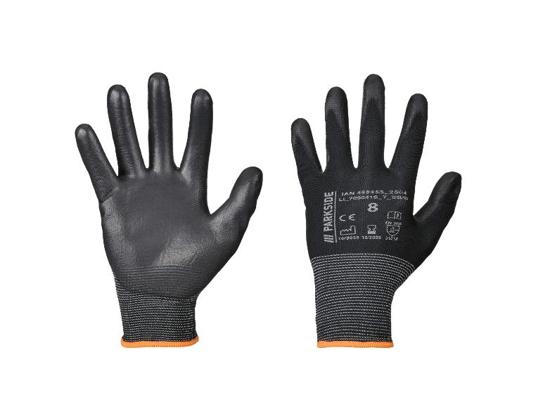Parkside® Dámske/Pánske pracovné rukavice, 3 páry