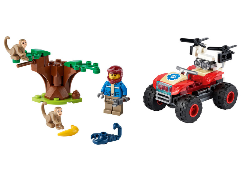 Prejsť na zobrazenie na celú obrazovku: LEGO® City 60300 Záchranárska štvorkolka v divočine – obrázok 2