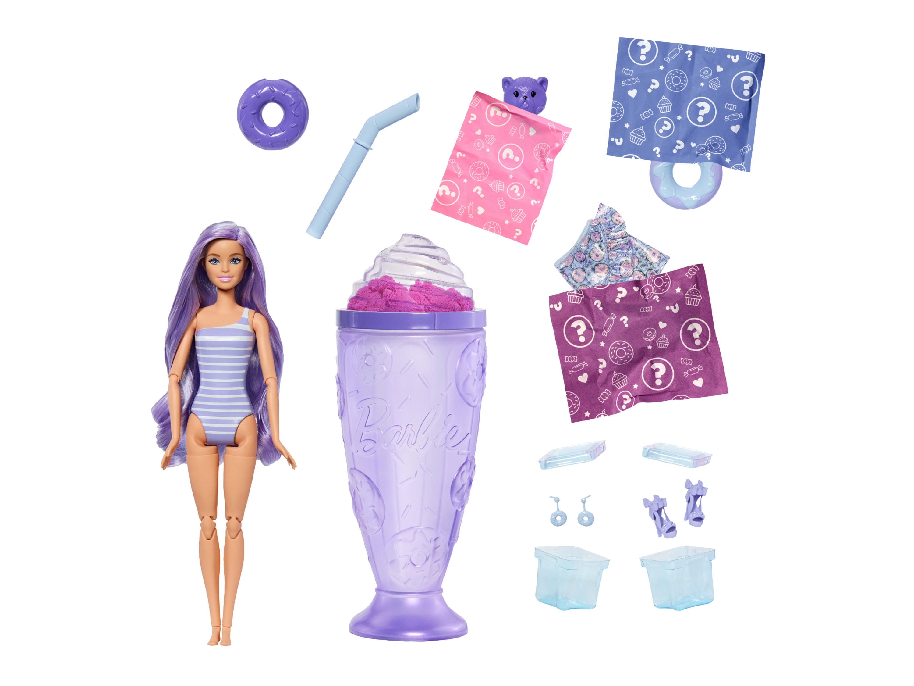 Barbie POP! Reveal Bábika (fialová bábika)