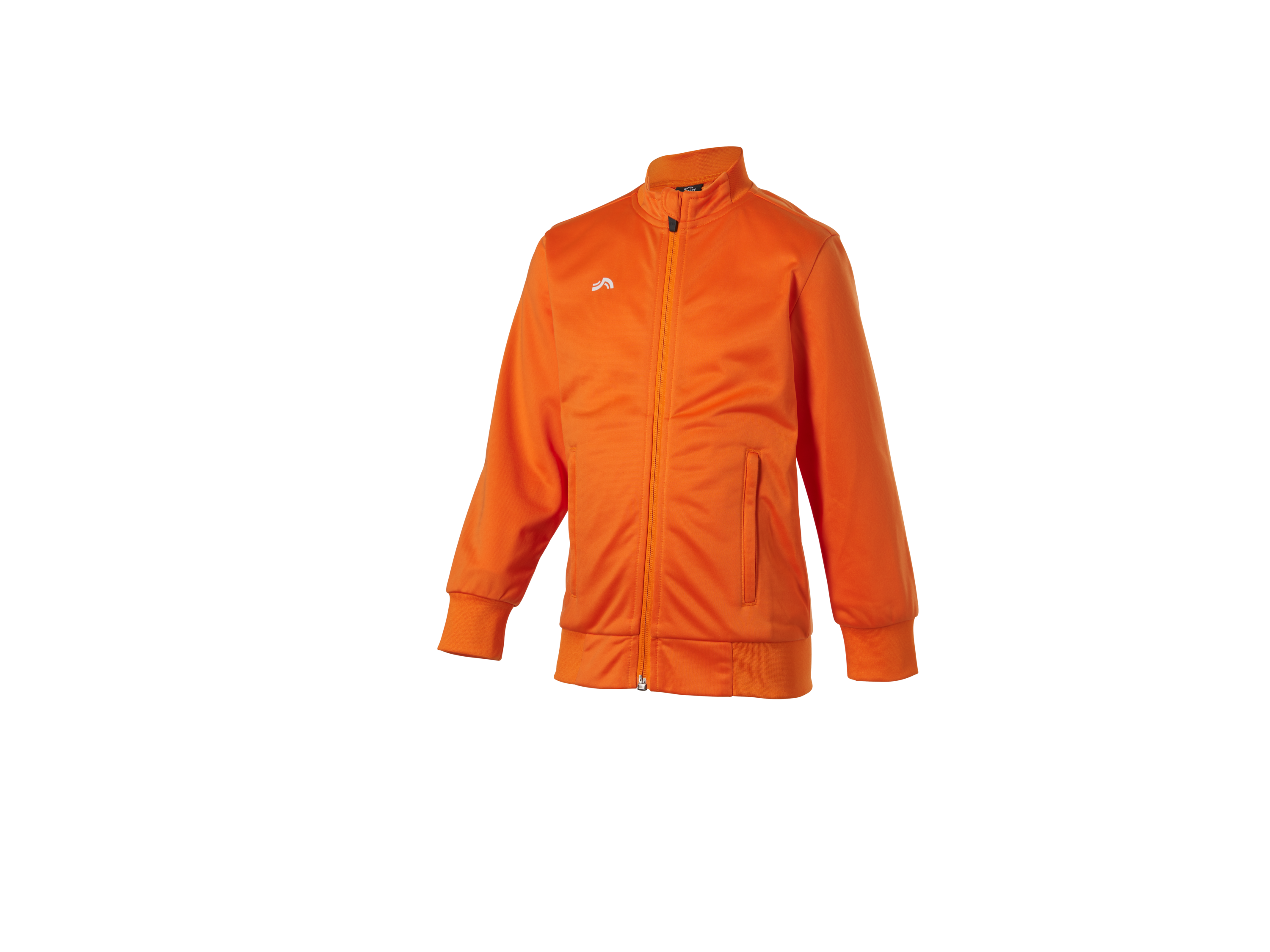CRIVIT Detská tréningová futbalová bunda (oranžová, 134/140)