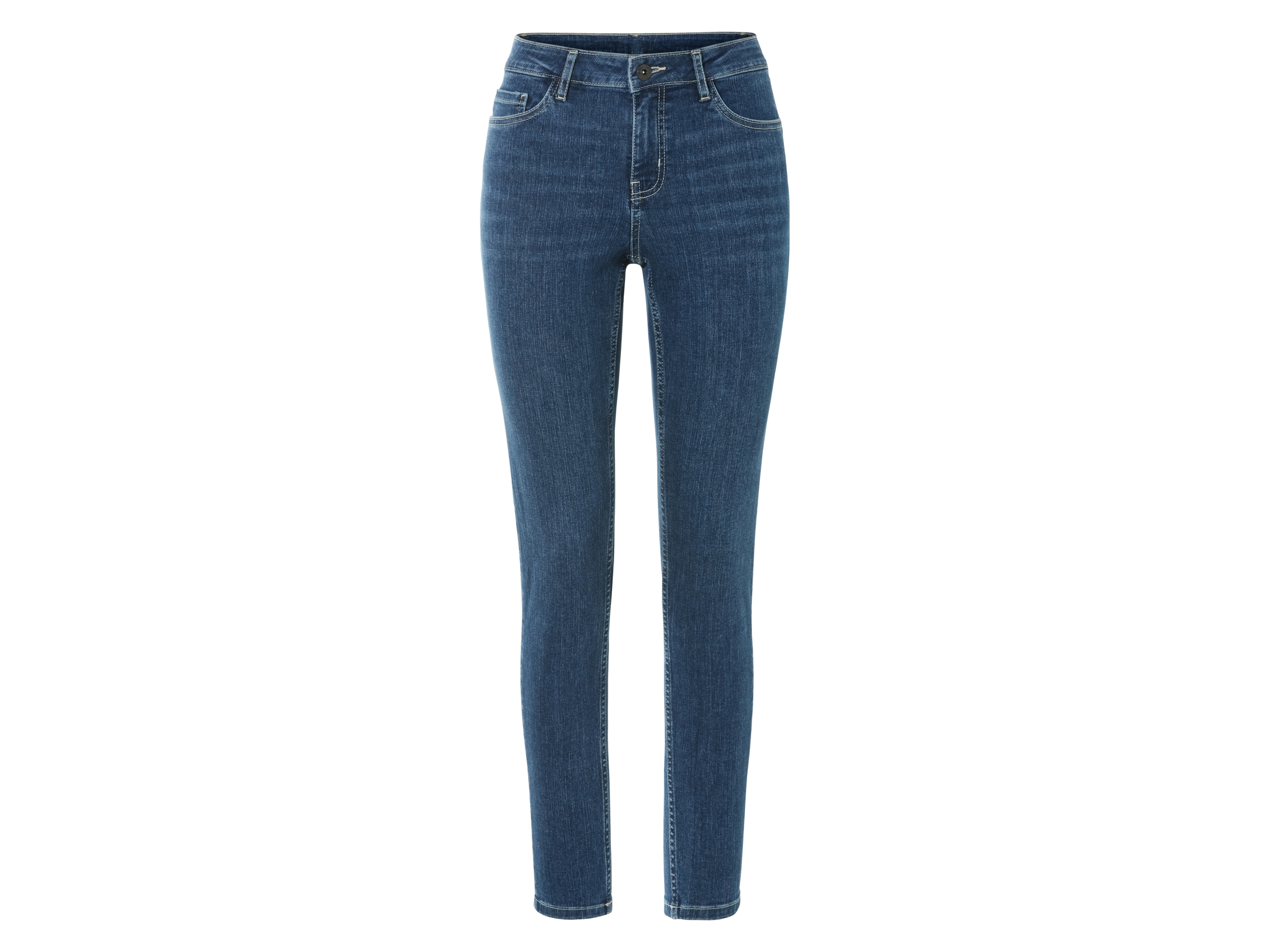 esmara® Dámske rifle Push-up „Super Skinny Fit" (modrá, 34)