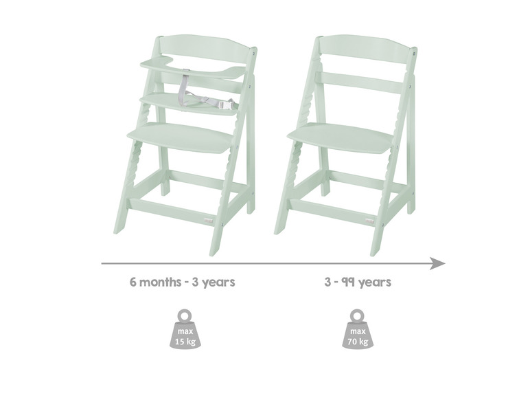 Prejsť na zobrazenie na celú obrazovku: roba Detská drevená vysoká jedálenská stolička Sit Up – obrázok 71