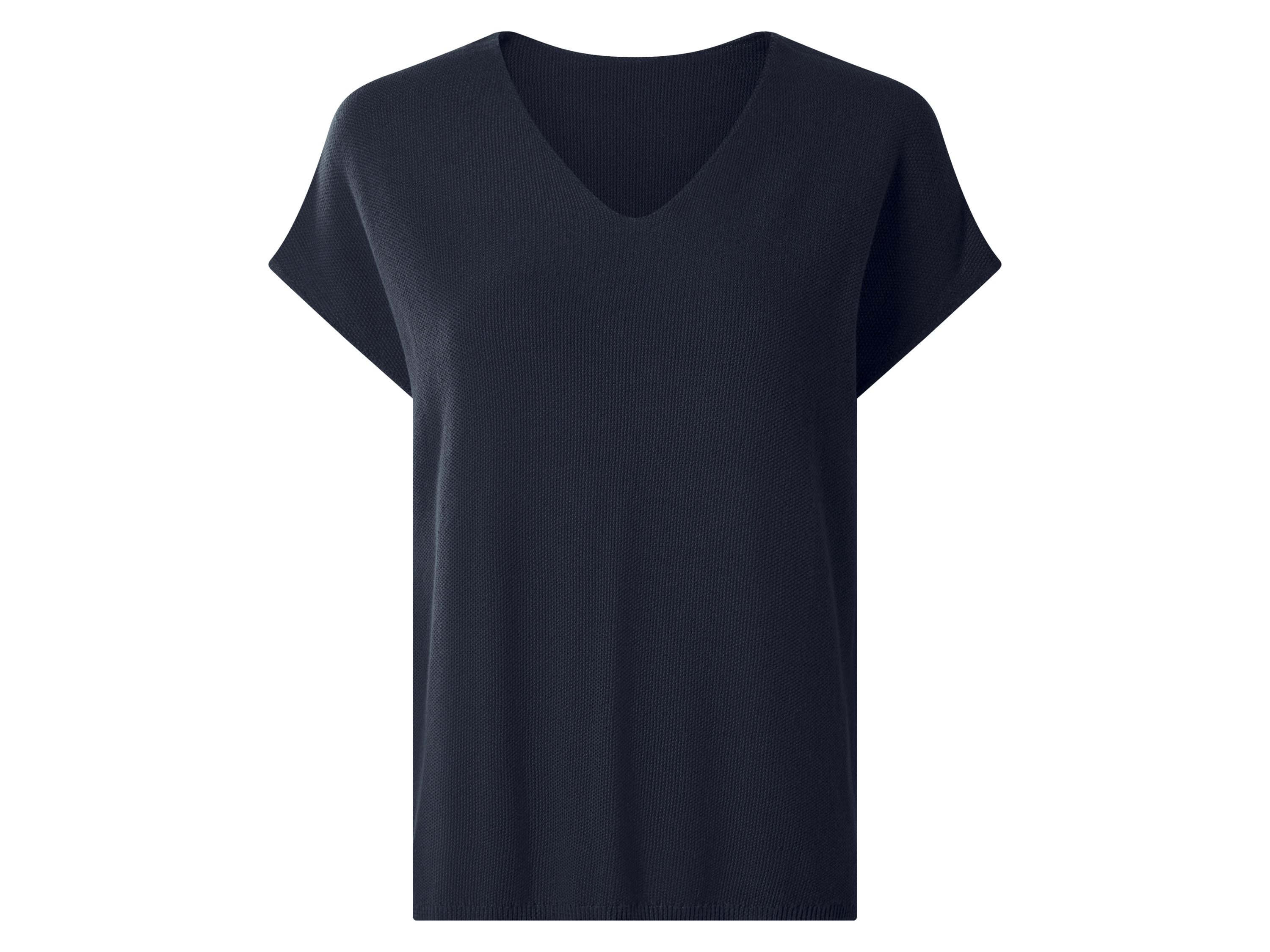 esmara® Dámsky pulóver s krátkym rukávom (navy modrá, XS (32/34))