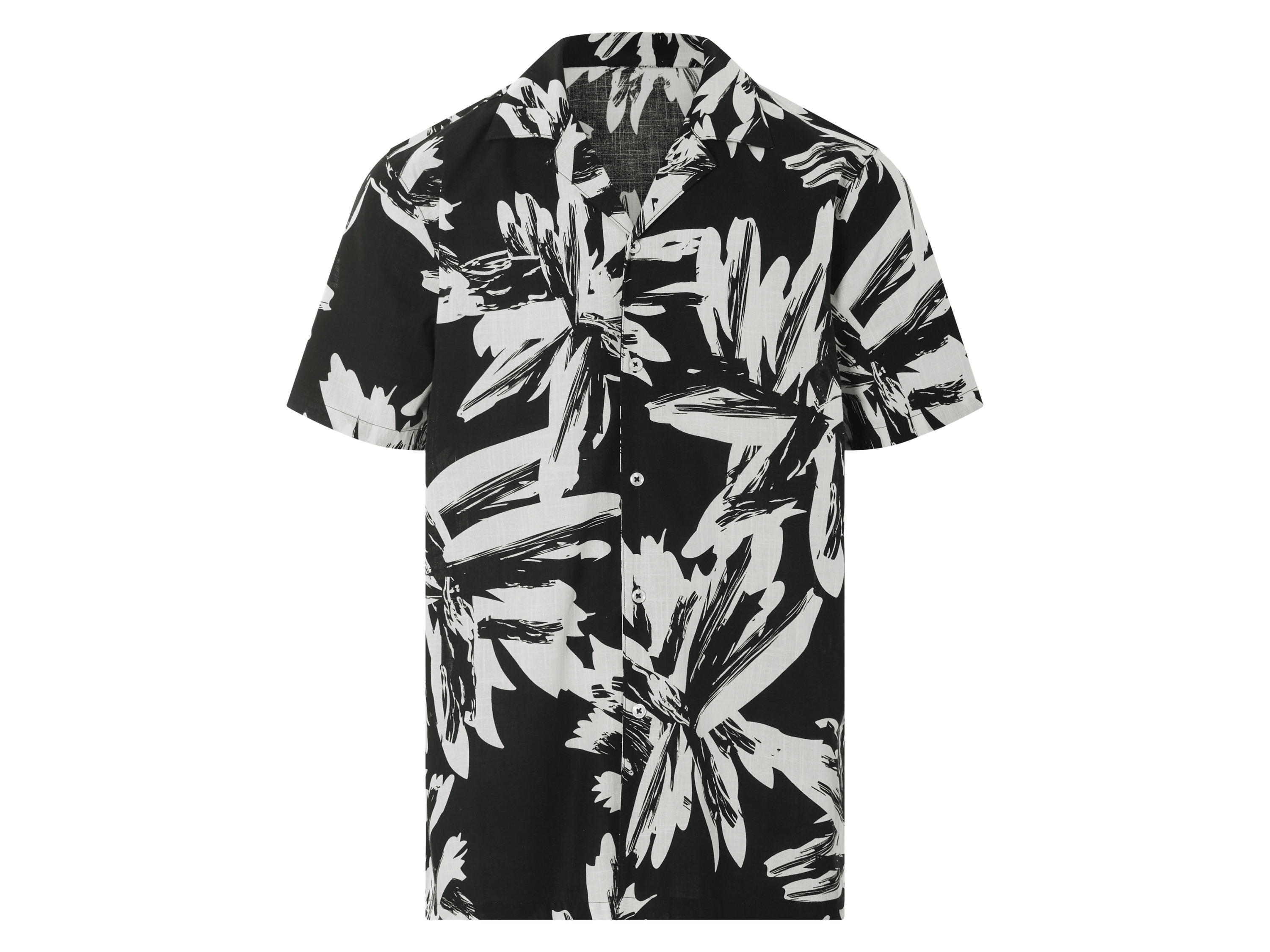 LIVERGY® Pánska košeľa (čierna/biela, M (39/40))