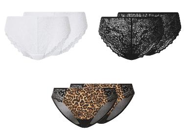 esmara® Dámske nohavičky s čipkou, 2 kusy