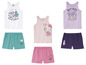 Tričká a šortky s motívmi Hello Kitty, Paw Patrol a My Little Pony.