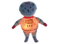 Plyšová hračka mačky-astronauta so svetlom.
