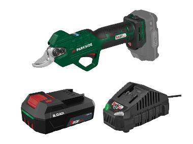PARKSIDE® Aku nožnice na konáre 20 V PAAS 20-Li B1 + Akumulátor 20 V/2 Ah + Nabíjačka na akumulátor 20 V/2,4 A