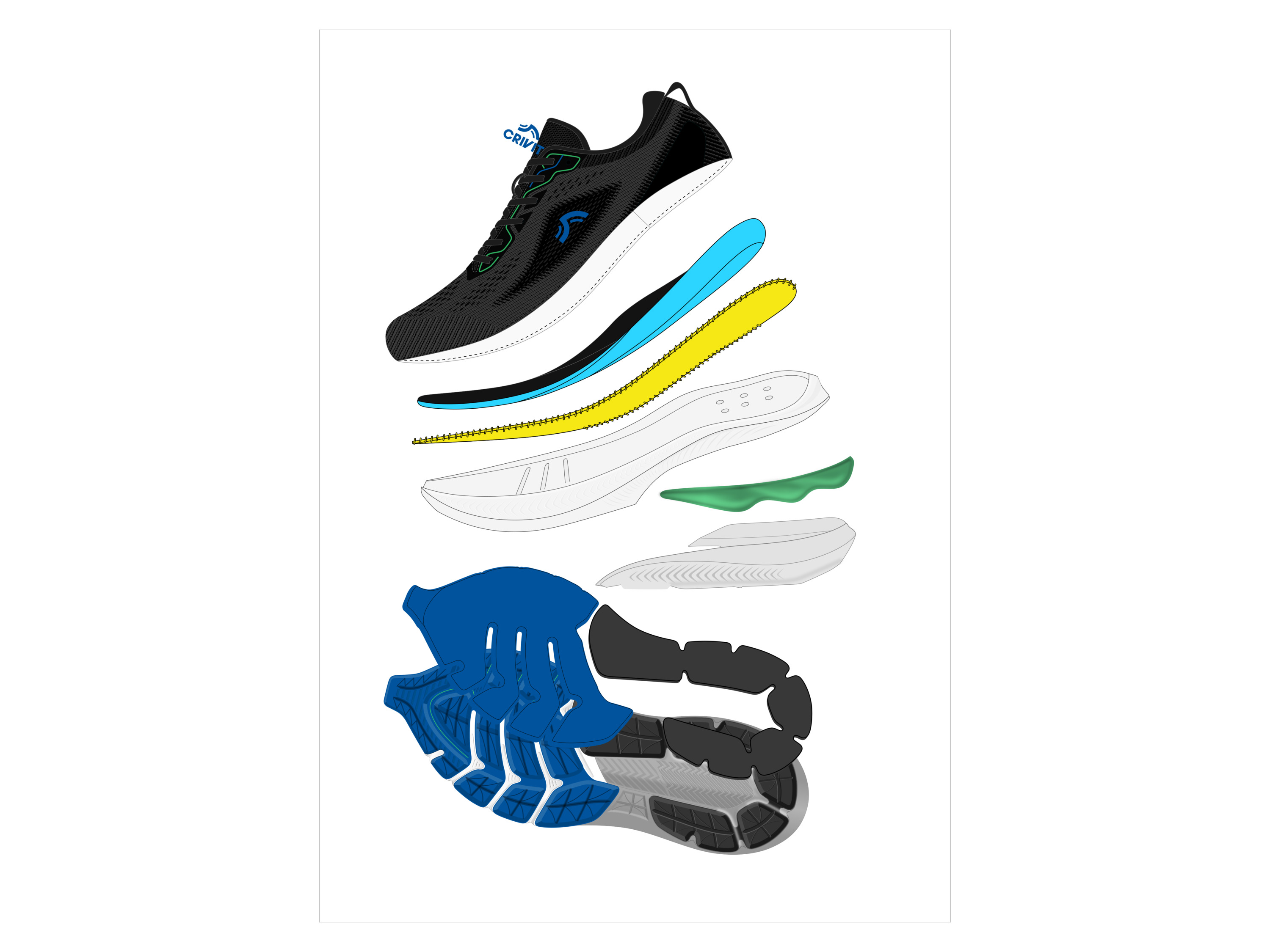 CRIVIT Pánske bežecké tenisky - 18