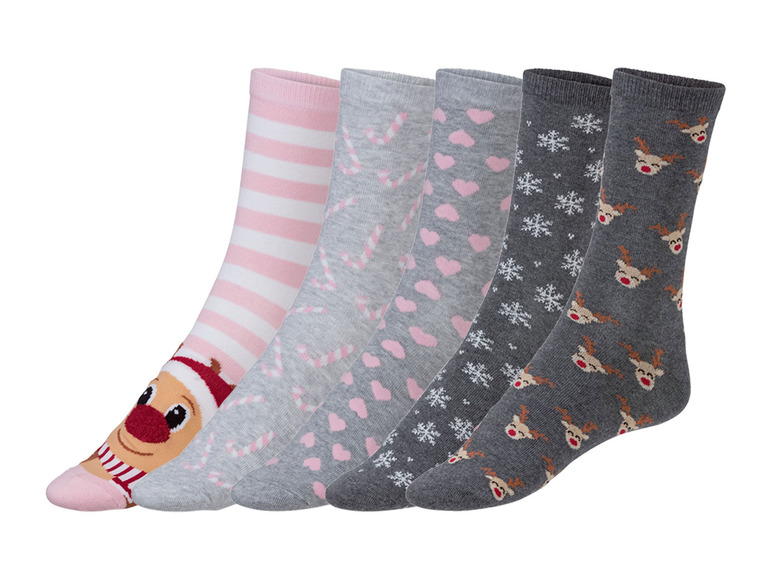 Prejsť na zobrazenie na celú obrazovku: esmara® Dámske vianočné ponožky, 5 párov – obrázok 1