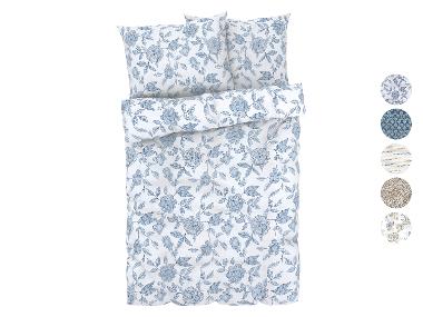 LIVARNO home Posteľná bielizeň z bavlneného saténu, 200 x 220 cm