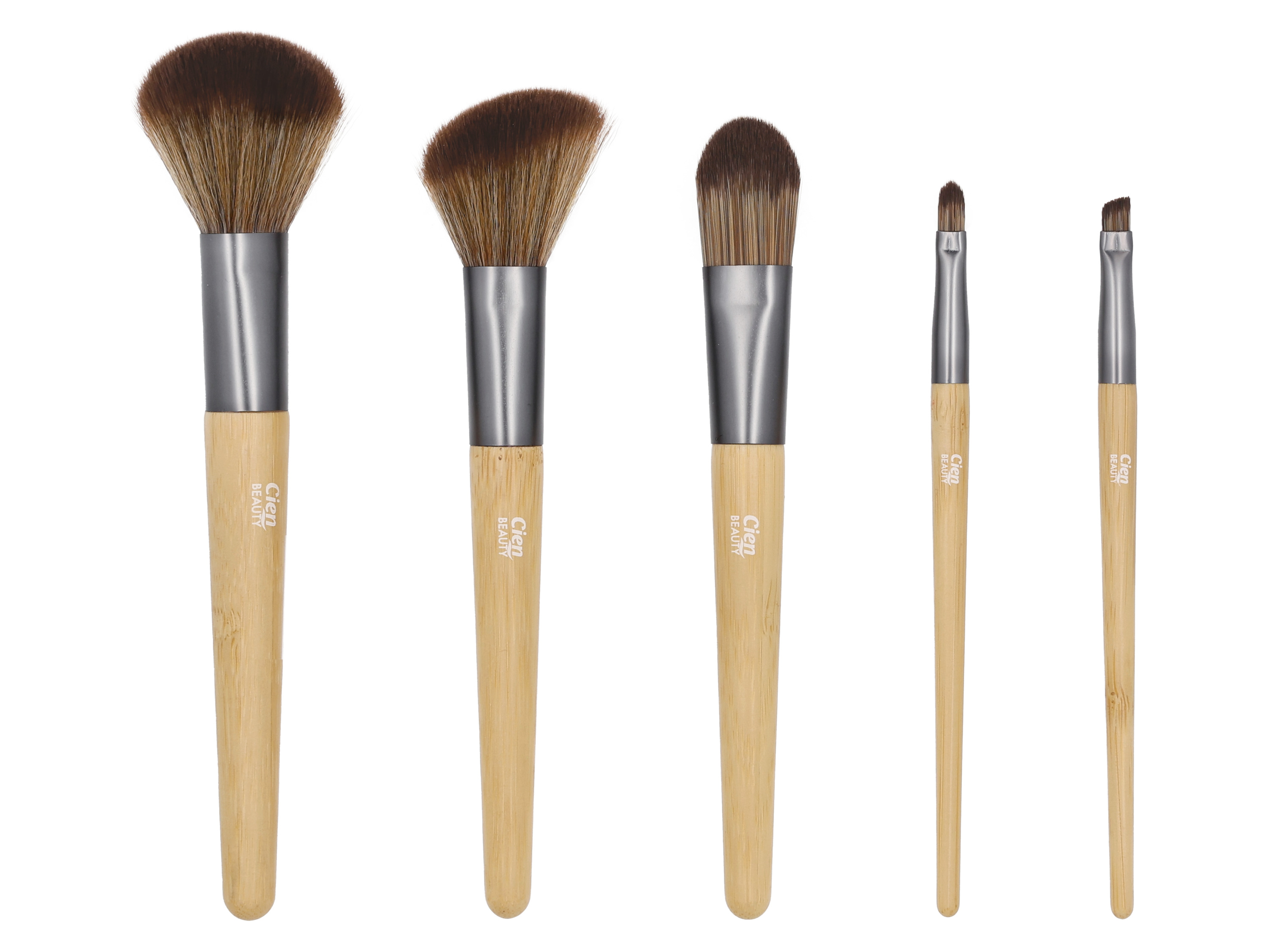 CIEN Beauty Súprava kozmetických štetcov (kozmetické štetce, 6-dielna súprava)