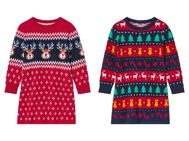 lupilu® Dievčenské úpletové šaty