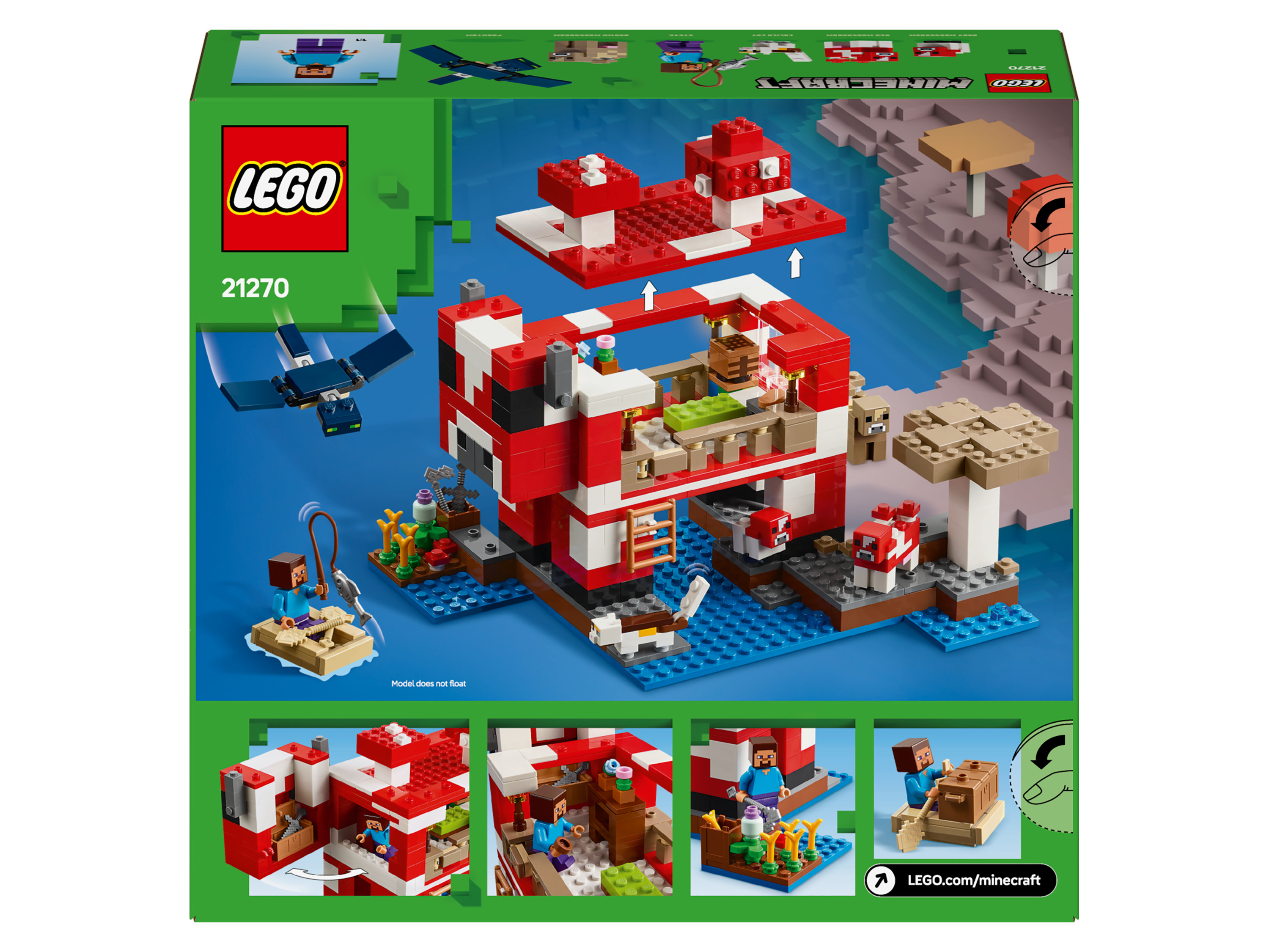 Lego Minecraft 21270 Dom kravotrávok
