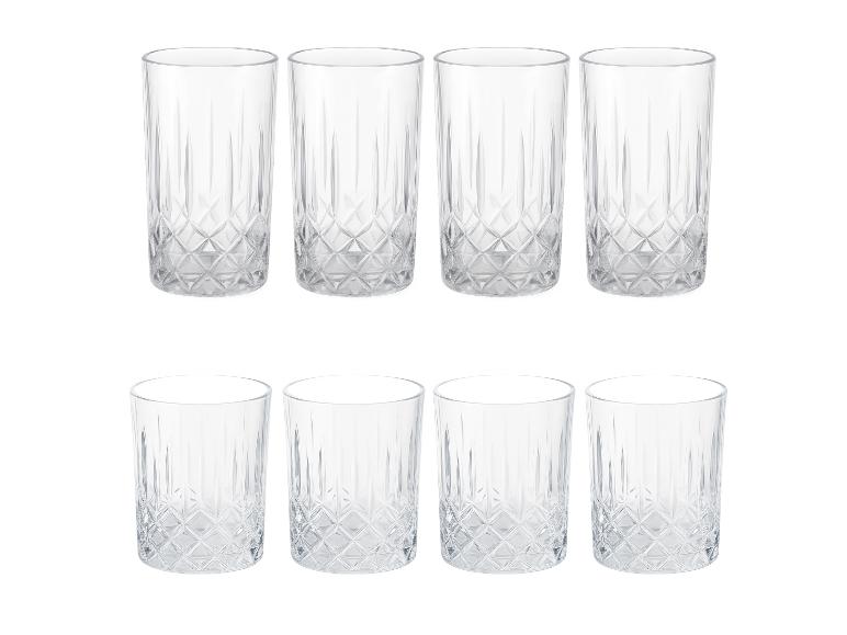 SILVERCREST® Poháre na drinky/whisky, 4 kusy