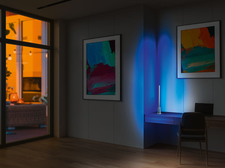 Prejsť na zobrazenie na celú obrazovku: LIVARNO home Stolná LED lampa Zigbee Smart Home – obrázok 3