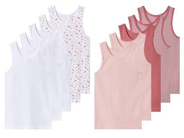 lupilu® Dievčenské tielko, 5 kusov