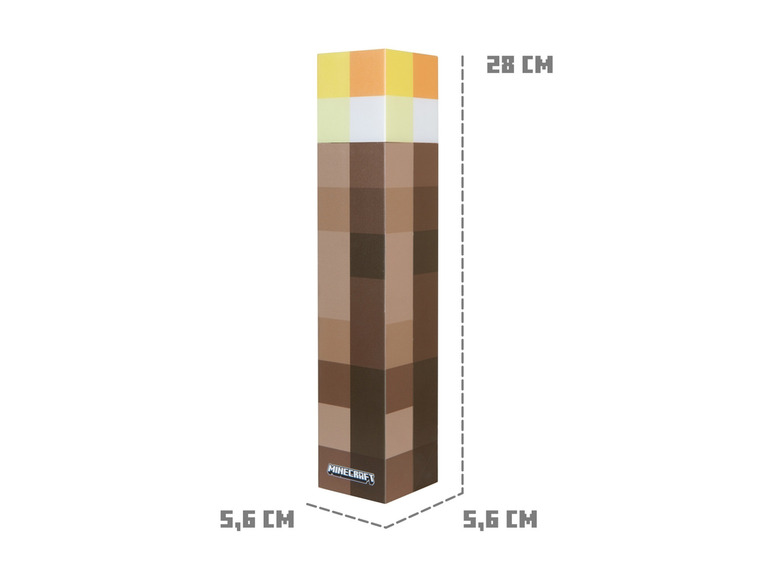 Minecraft Stolná LED lampa
