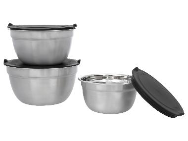 SILVERCREST® Súprava mís z ušľachtilej ocele, 3-dielna