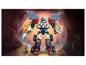 LEGO Ninjago mech s dračími krídlami, strieľajúci projektil, a tri minifigúrky.