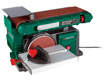 PARKSIDE® Pásová a tanierová brúska PBTS 370 B2