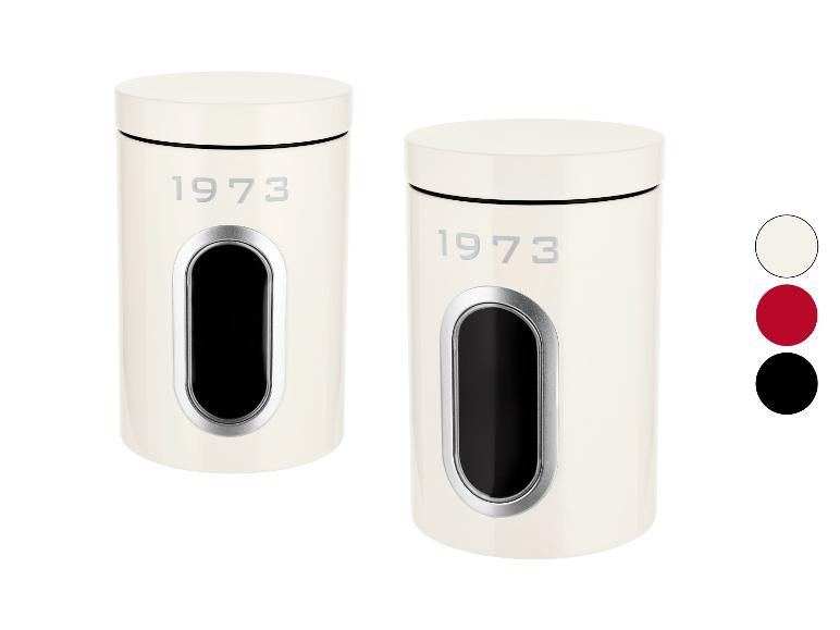 SILVERCREST® Dózy Retro 1973, 2 kusy