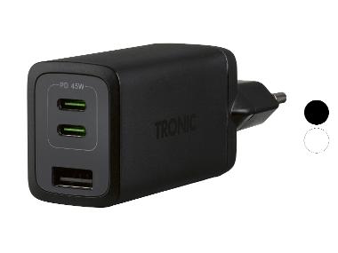 TRONIC® Rýchlonabíjačka 2x USB-C a USB-A