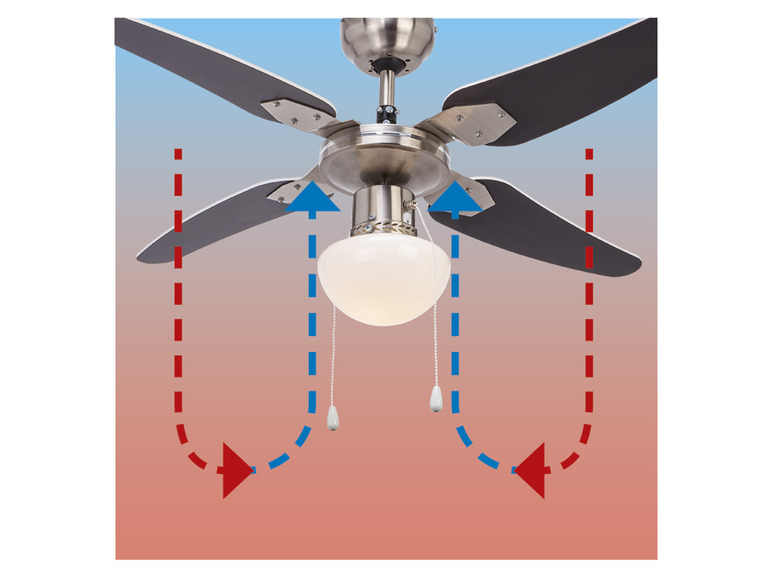 Prejsť na zobrazenie na celú obrazovku: LIVARNO home Stropný ventilátor s LED svietidlom – obrázok 10