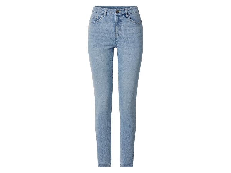 Dámske svetlomodré džínsové skinny džínsy