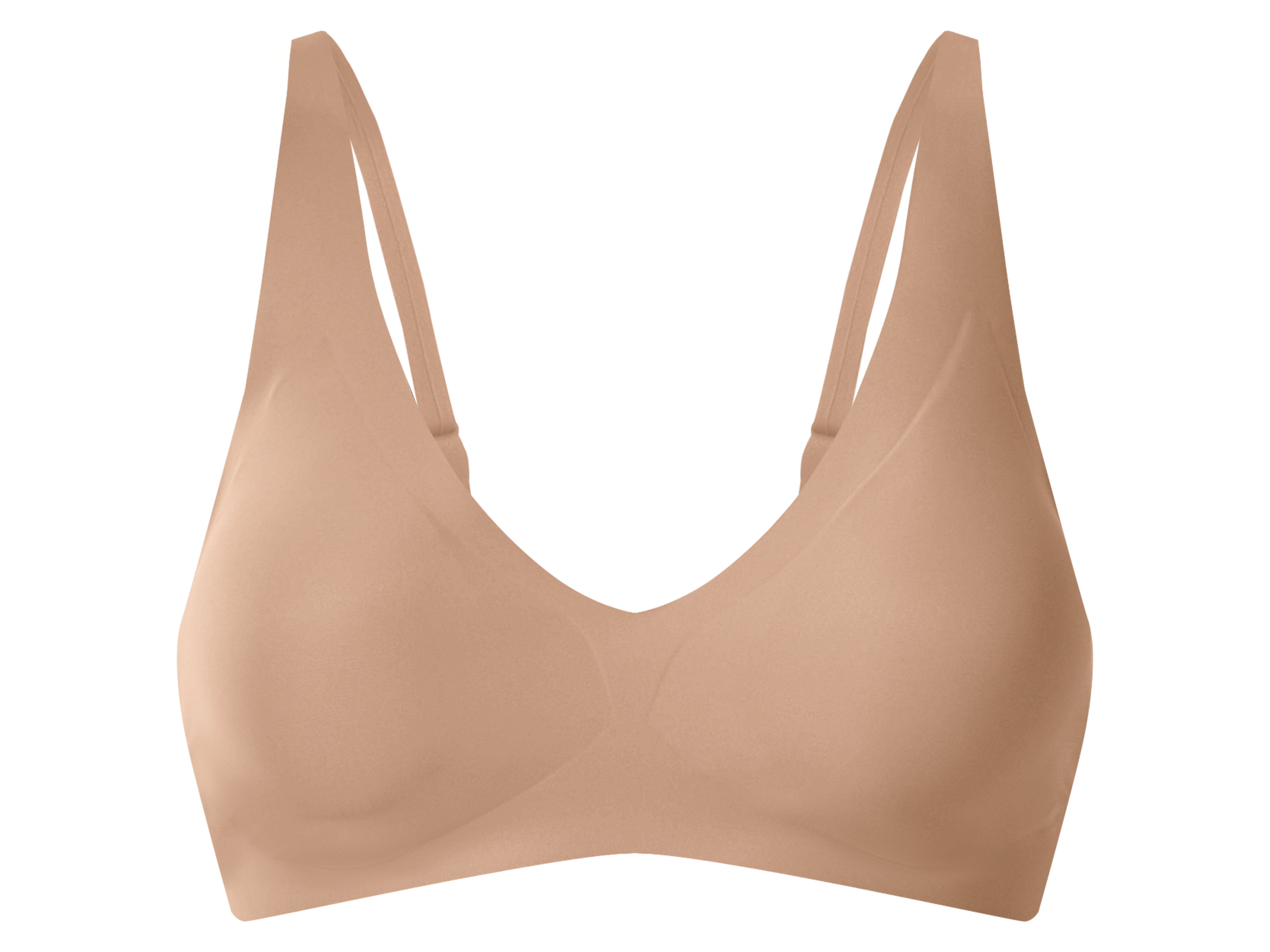 ESMARA® Dámska podprsenka Bralette (bledohnedá, L (44/46))