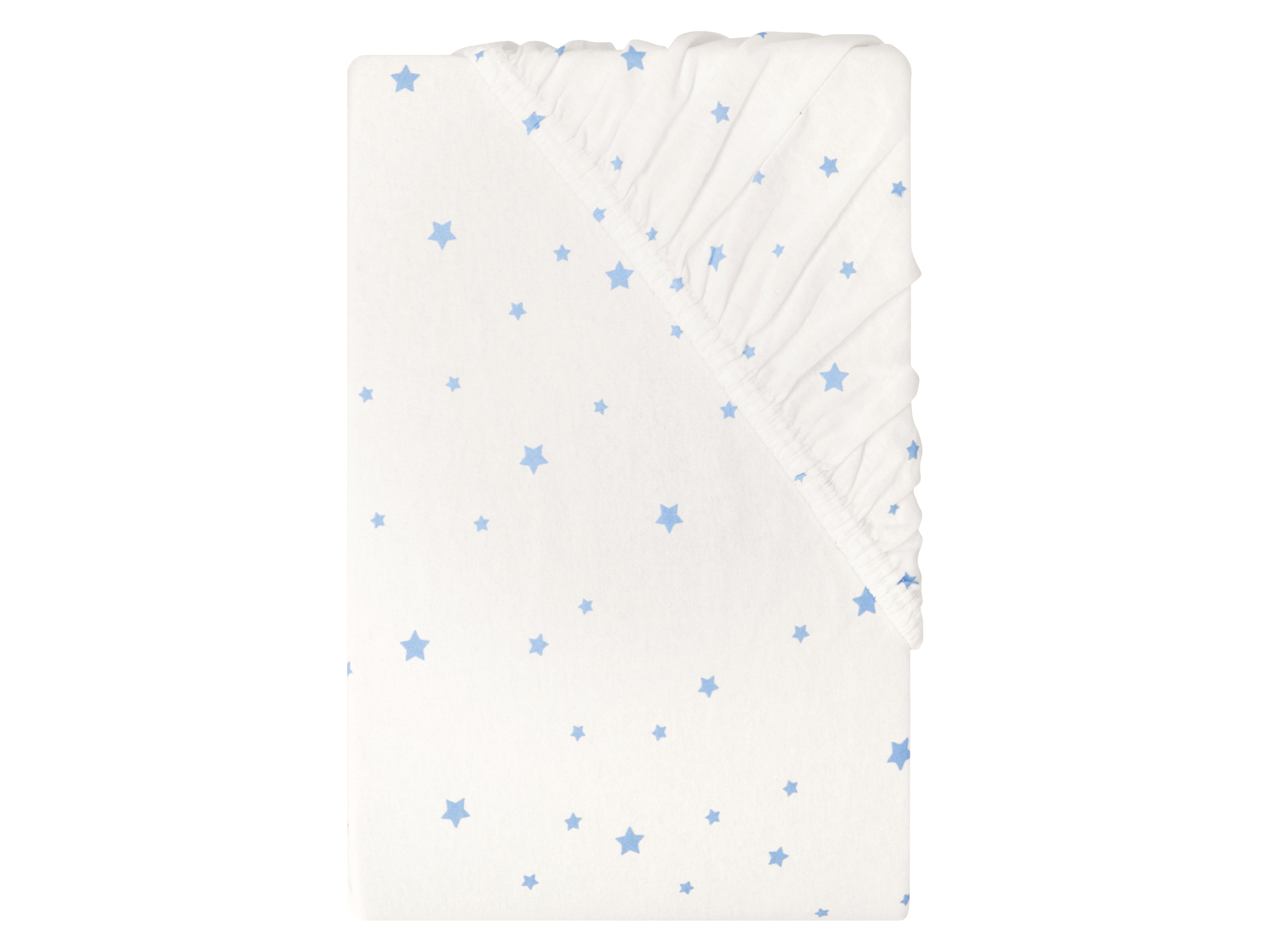 LIVARNO® Detská napínacia plachta, 90 – 100 x 200 cm (modrá)