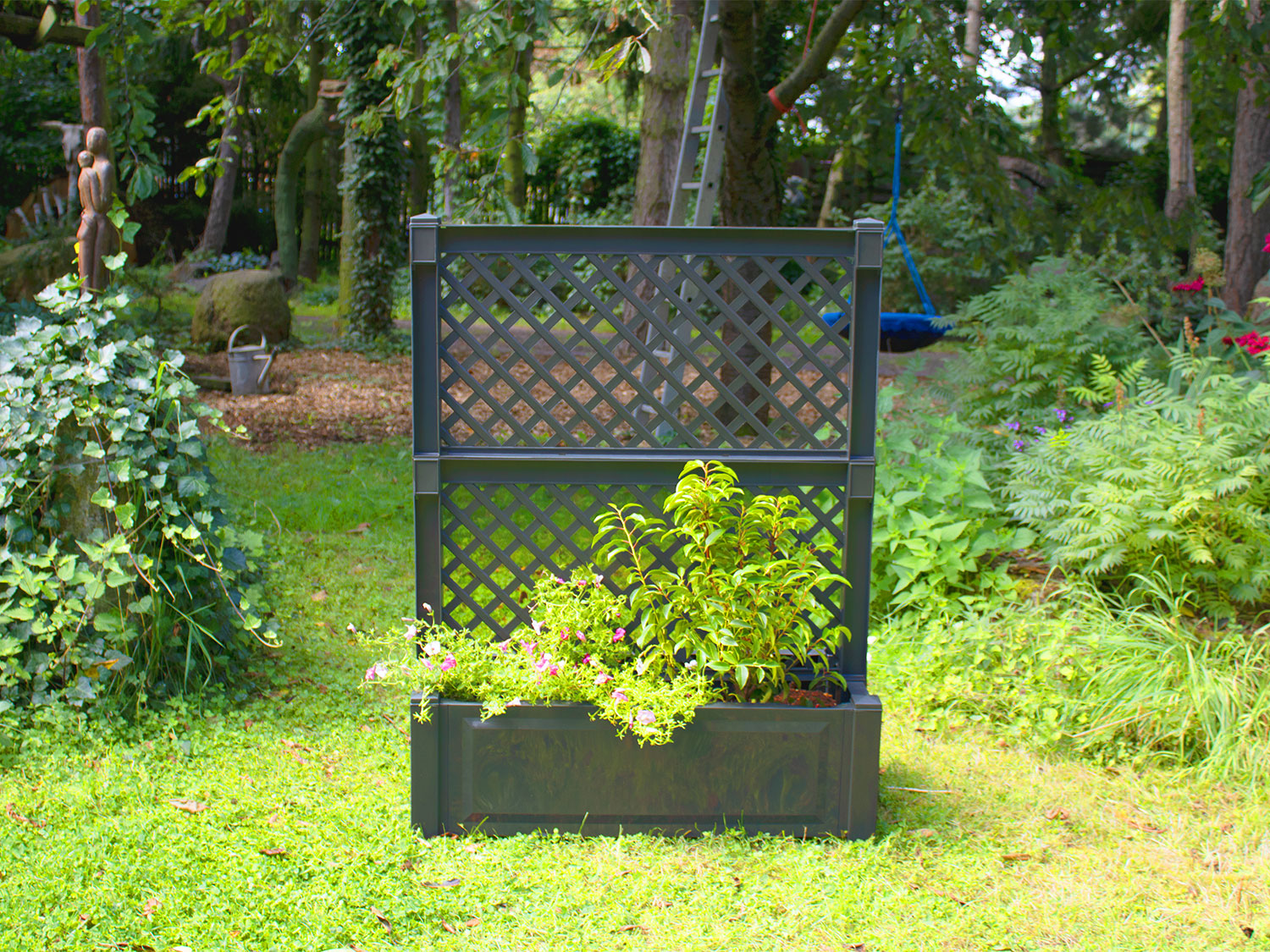 KHW Kvetináč s mriežkou, 110 l (antracitová)