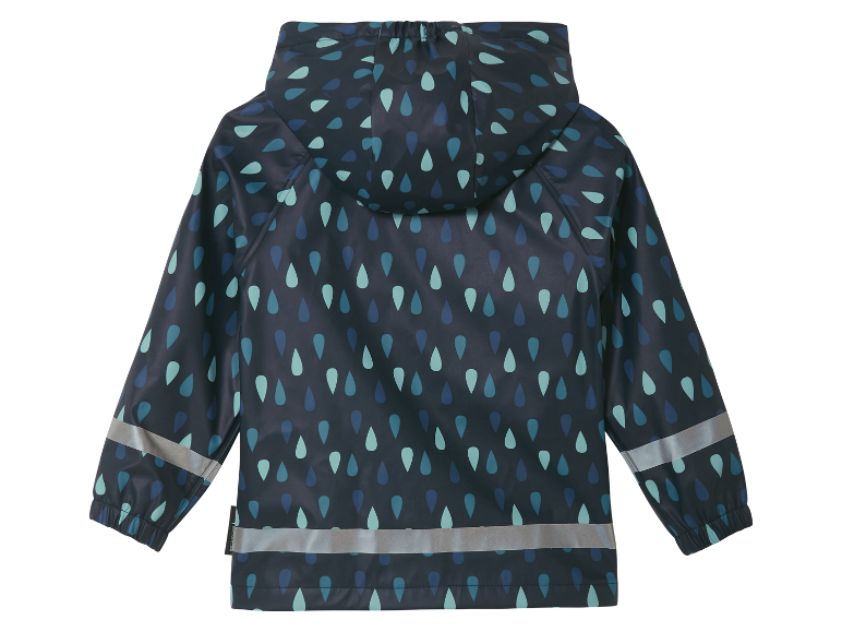 lupilu® Chlapčenská nepremokavá bunda (navy modrá/vzor, 122/128)