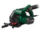 Zelená a čierna ponorná píla Parkside s hadicou na odsávanie prachu